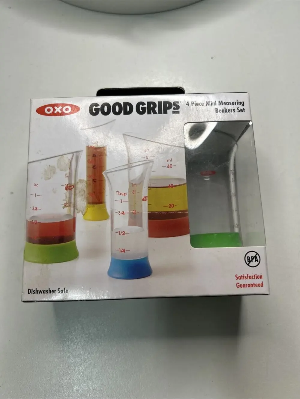 OXO Good Grips 7-Piece Measuring Cup Set Beaker Style Cup Tlbs tsp Nesters - NEW